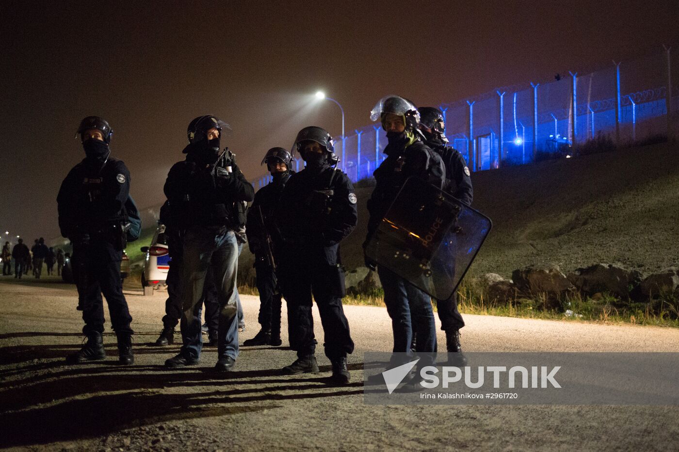 Update on refugee camp in Calais, France