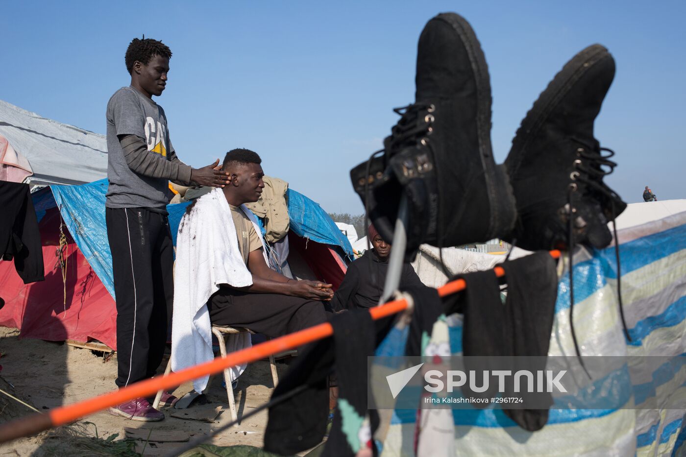 Update on refugee camp in Calais, France
