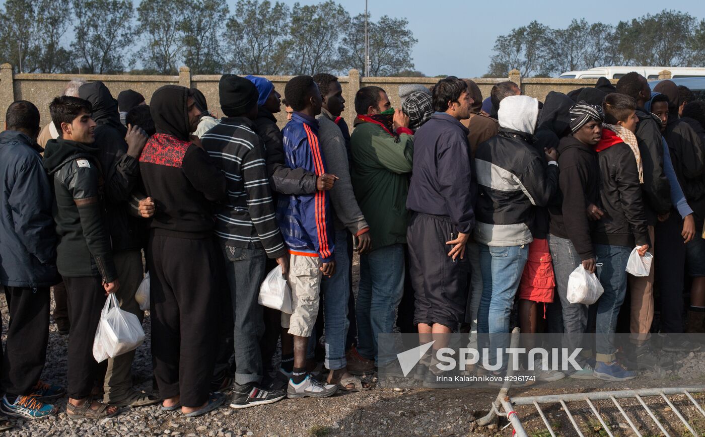 Update on refugee camp in Calais, France