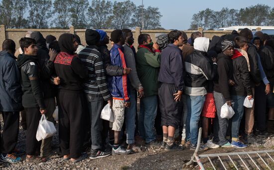 Update on refugee camp in Calais, France