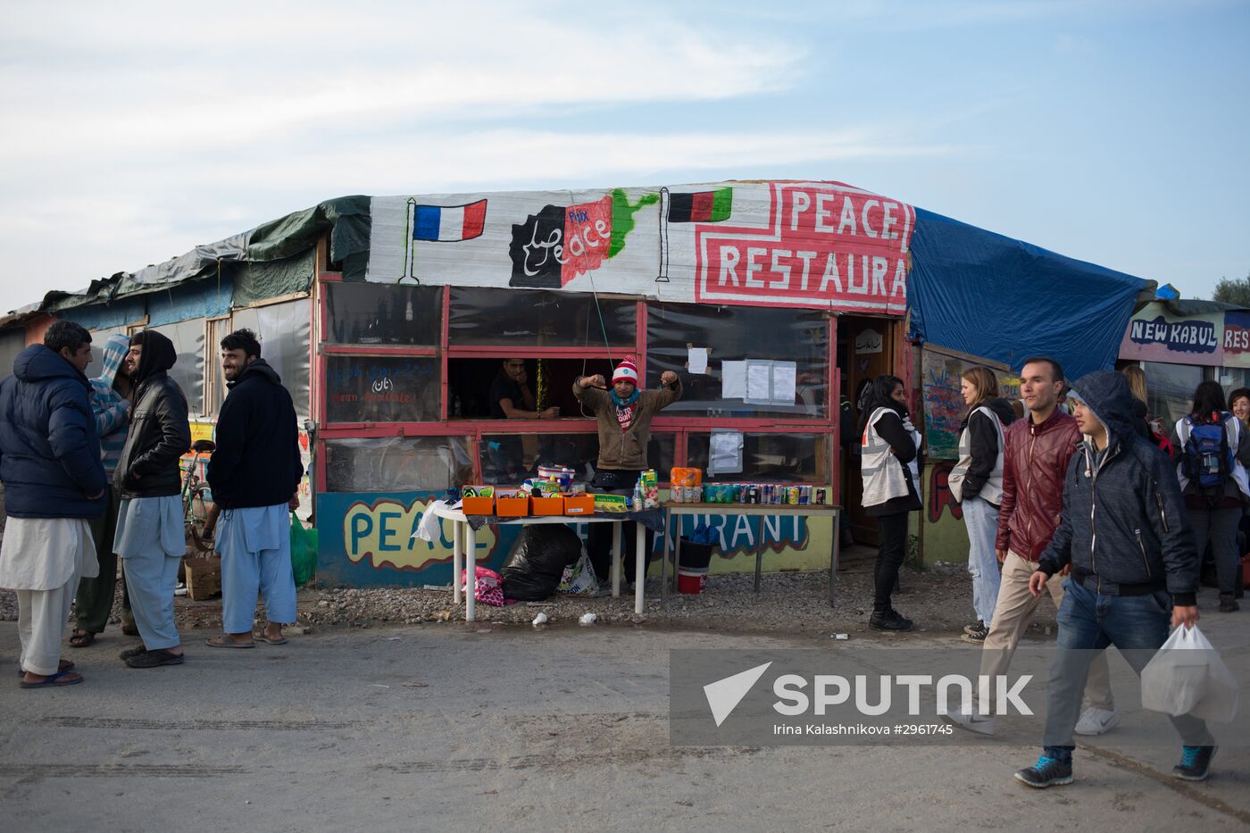 Update on refugee camp in Calais, France