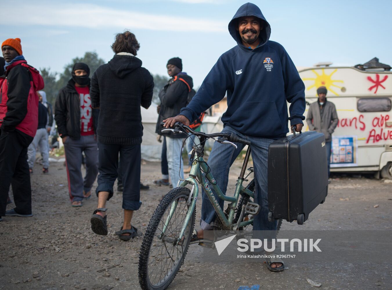 Update on refugee camp in Calais, France