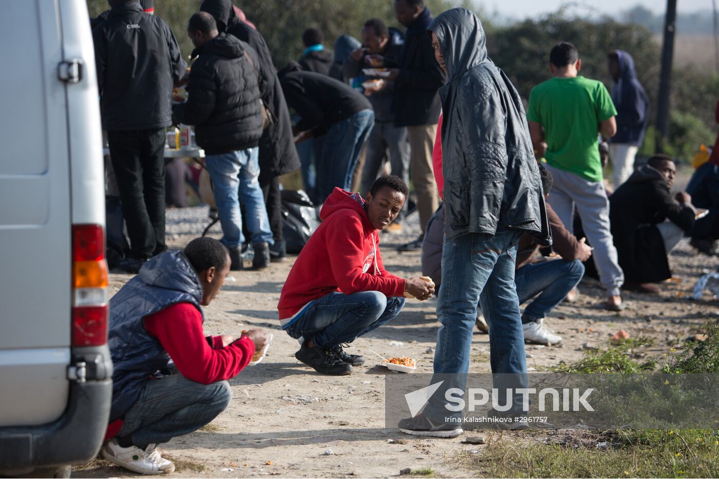 Update on refugee camp in Calais, France