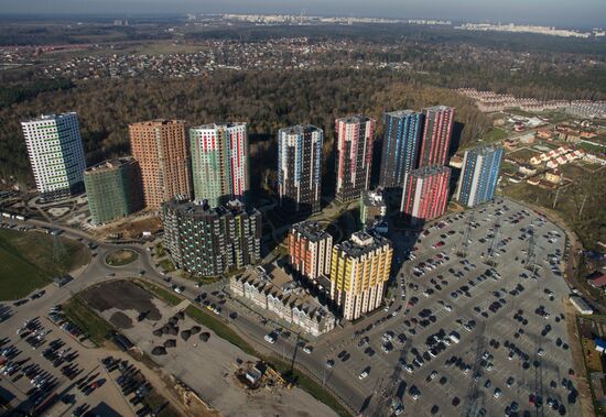 New residential areas in Moscow suburbs