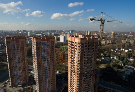 New residential areas in Moscow suburbs