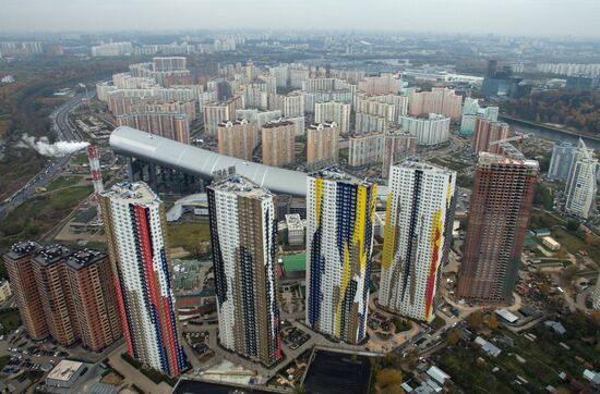 New residential areas in Moscow suburbs