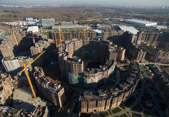 New residential areas in Moscow suburbs