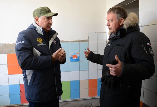 Vice-Prime Minister Dmitry Rogozin visits Vostochny space center