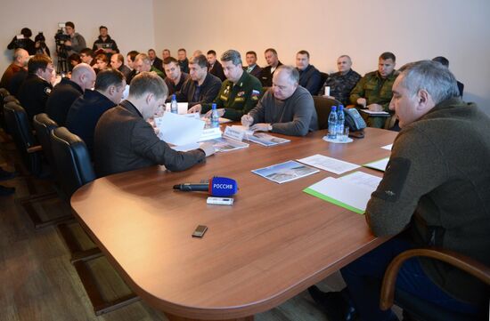 Vice-Prime Minister Dmitry Rogozin visits Vostochny space center