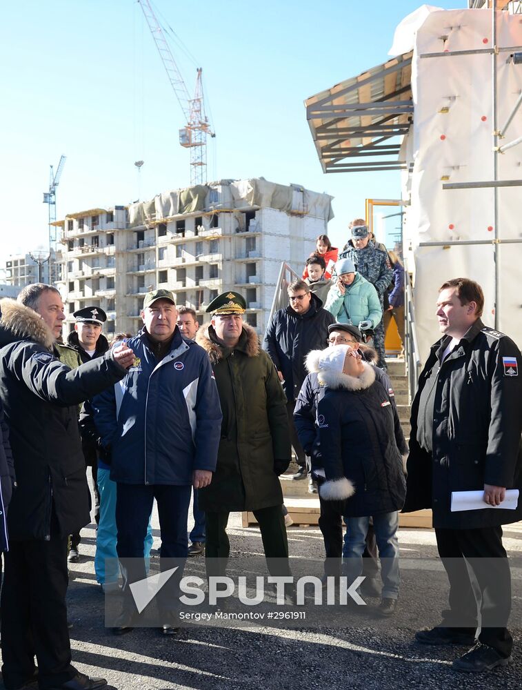 Vice-Prime Minister Dmitry Rogozin visits Vostochny space center