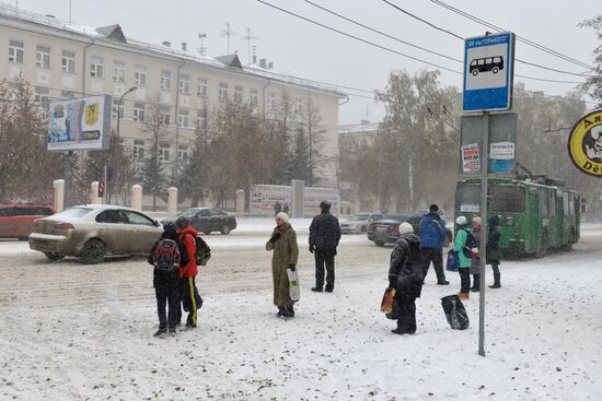 Winter in Novosibirsk