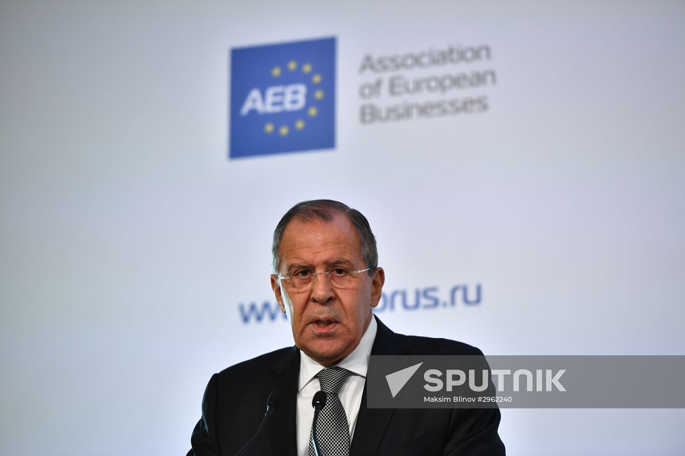 Sergey Lavrov meets with members of the Association of European Businesses