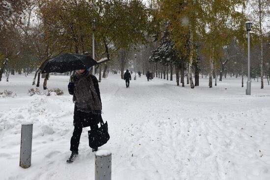 Winter in Novosibirsk