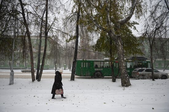 Winter in Novosibirsk