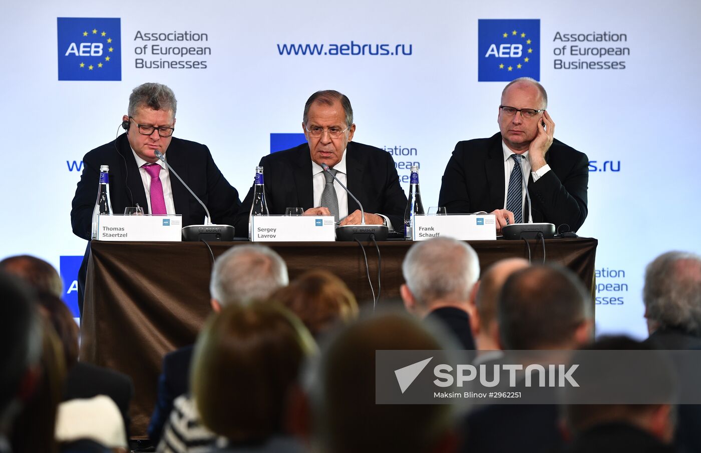 Sergey Lavrov meets with members of the Association of European Businesses