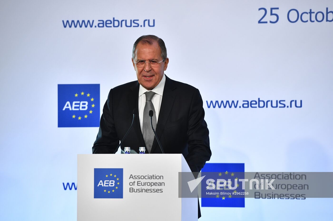 Sergey Lavrov meets with members of the Association of European Businesses