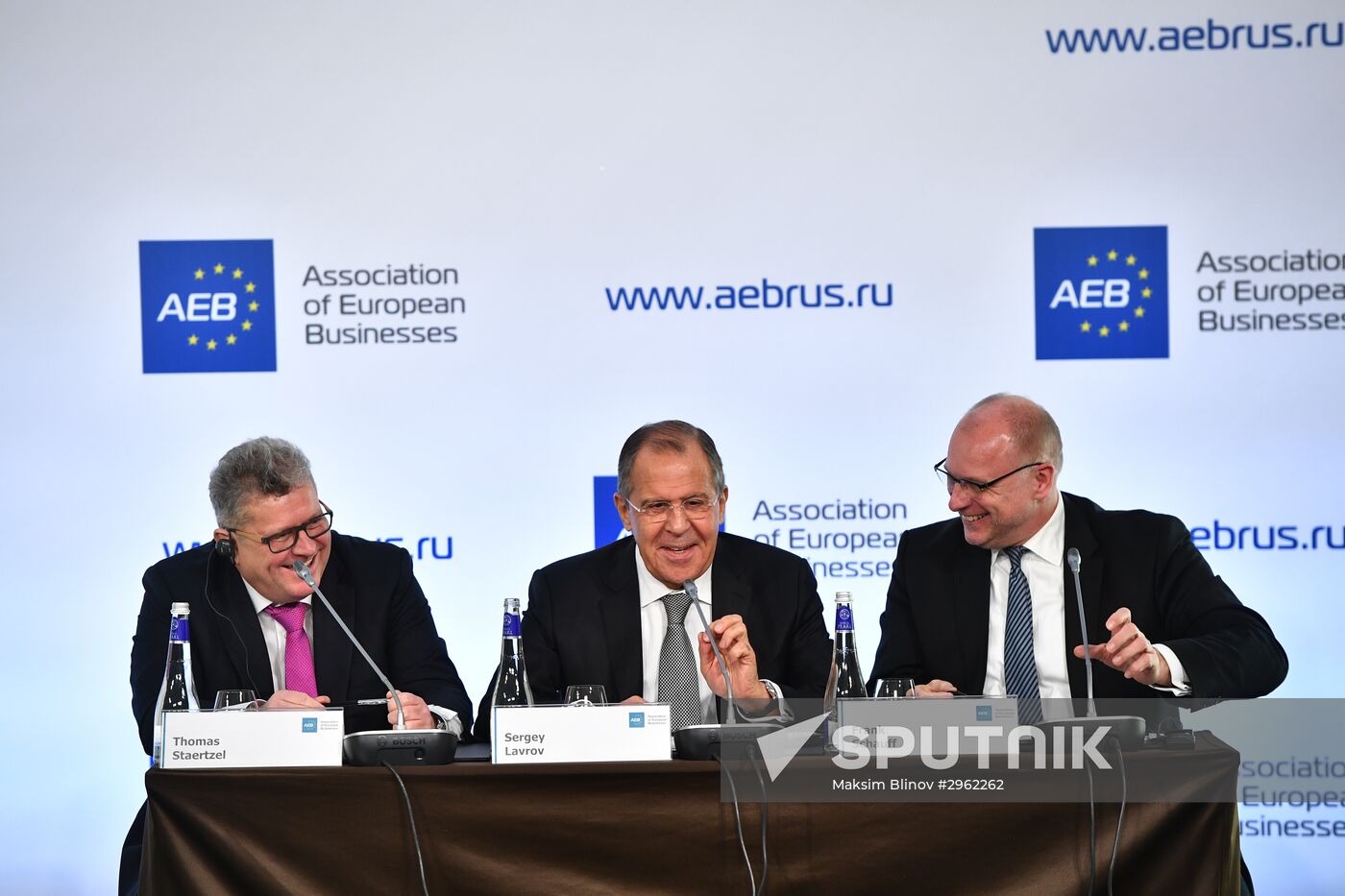 Sergey Lavrov meets with members of the Association of European Businesses