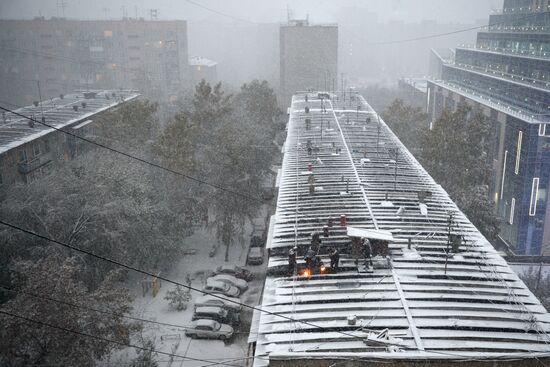 Winter in Novosibirsk