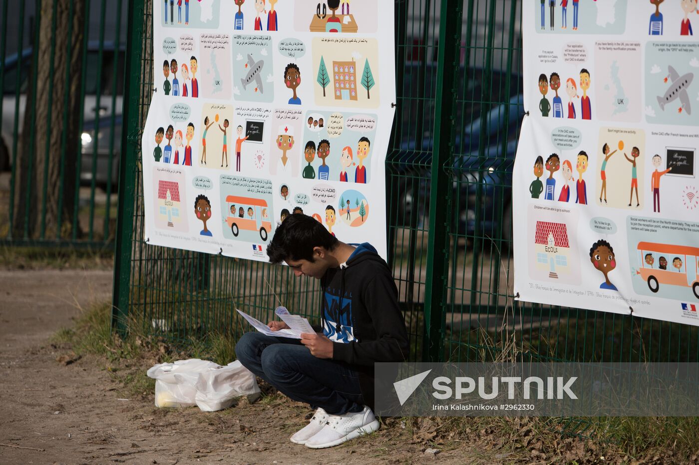 Update on refugee camp in Calais, France