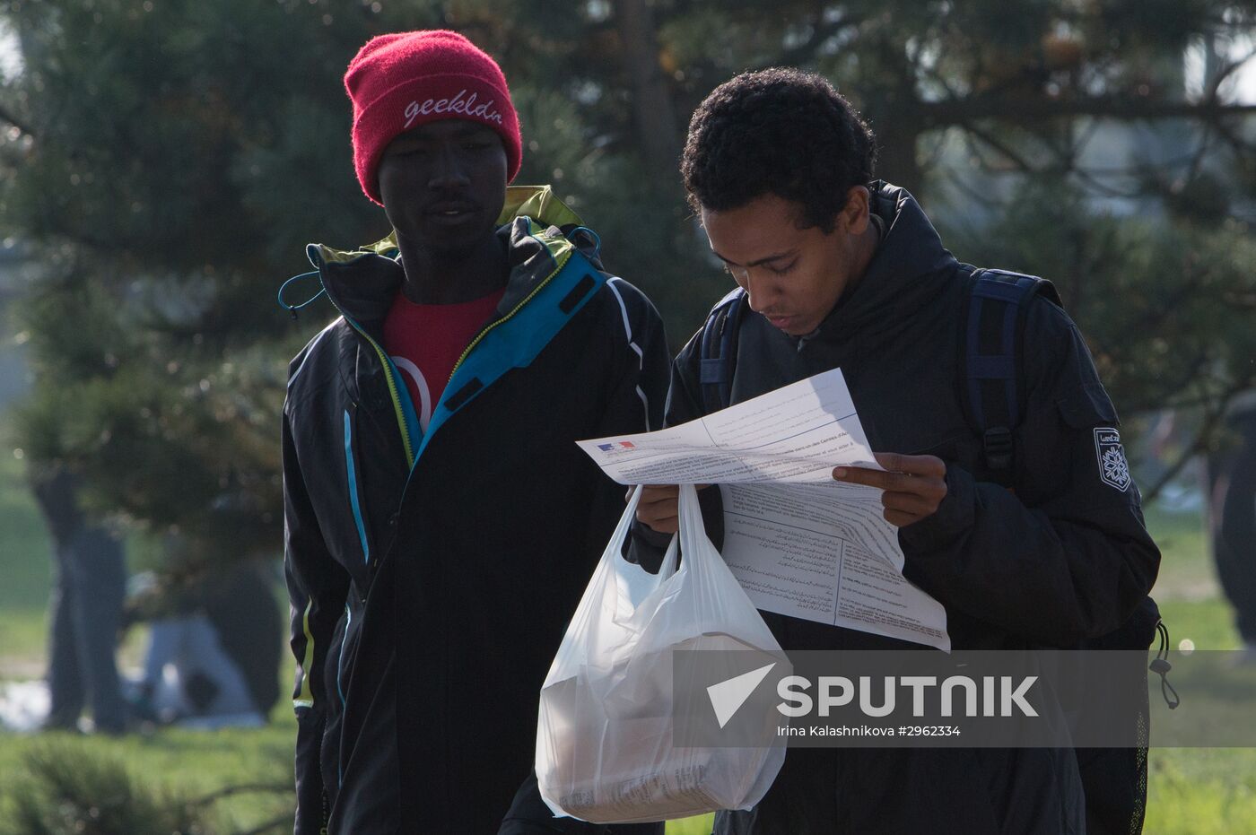 Update on refugee camp in Calais, France