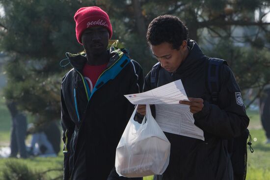 Update on refugee camp in Calais, France