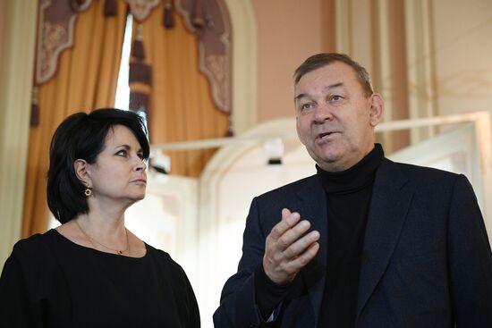 News conference on Reveal the History of the Bolshoi Theatre project