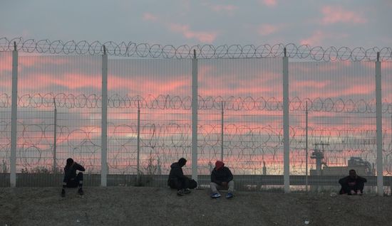 Relocation continues at Jungle spontaneous refugee camp in Calais, France