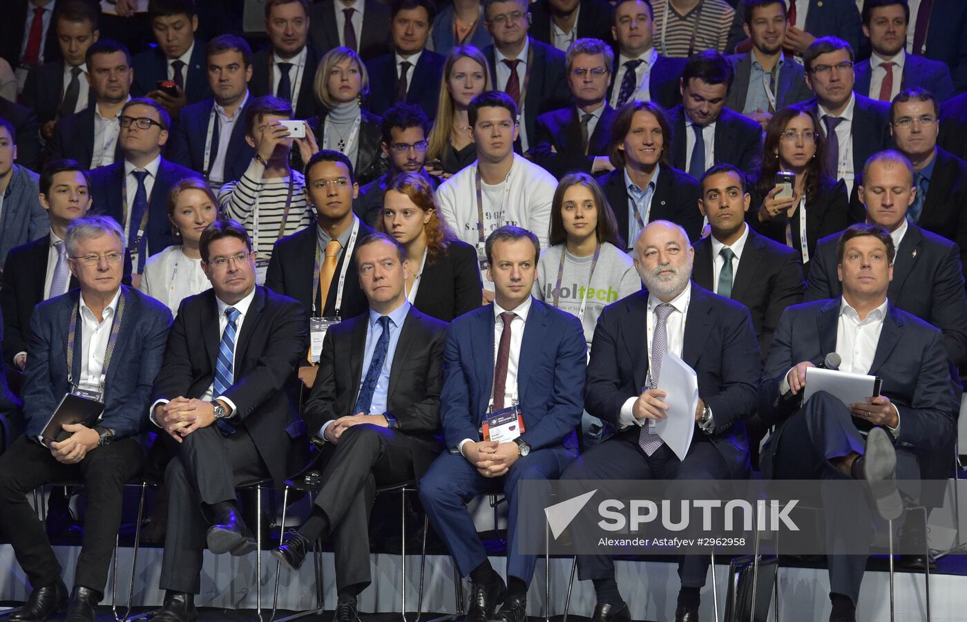 Prime Minister Dmitry Medvedev at Open Innovations 2016 forum