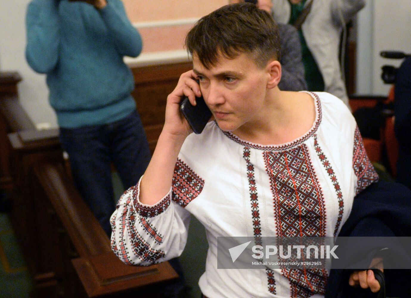 Nadezhda Savchenko arrives in Moscow for appeal hearings on Nikolai Karpyuk and Stanislav Klykh case