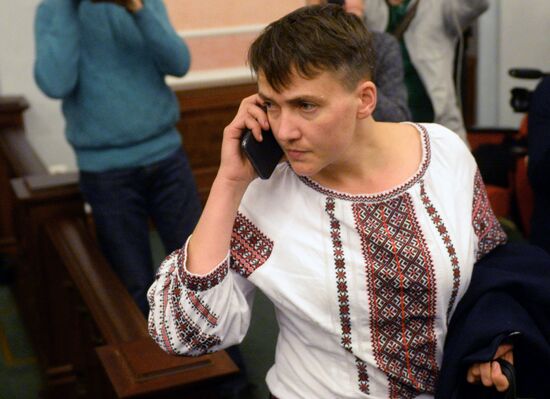 Nadezhda Savchenko arrives in Moscow for appeal hearings on Nikolai Karpyuk and Stanislav Klykh case
