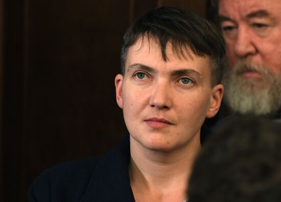 Nadezhda Savchenko arrives in Moscow for appeal hearings on Nikolai Karpyuk and Stanislav Klykh case