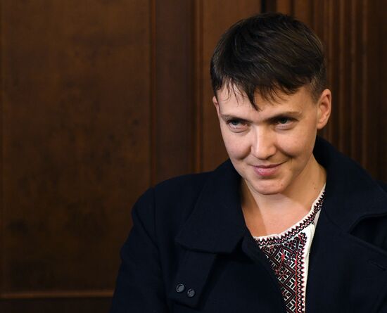 Nadezhda Savchenko arrives in Moscow for appeal hearings on Nikolai Karpyuk and Stanislav Klykh case