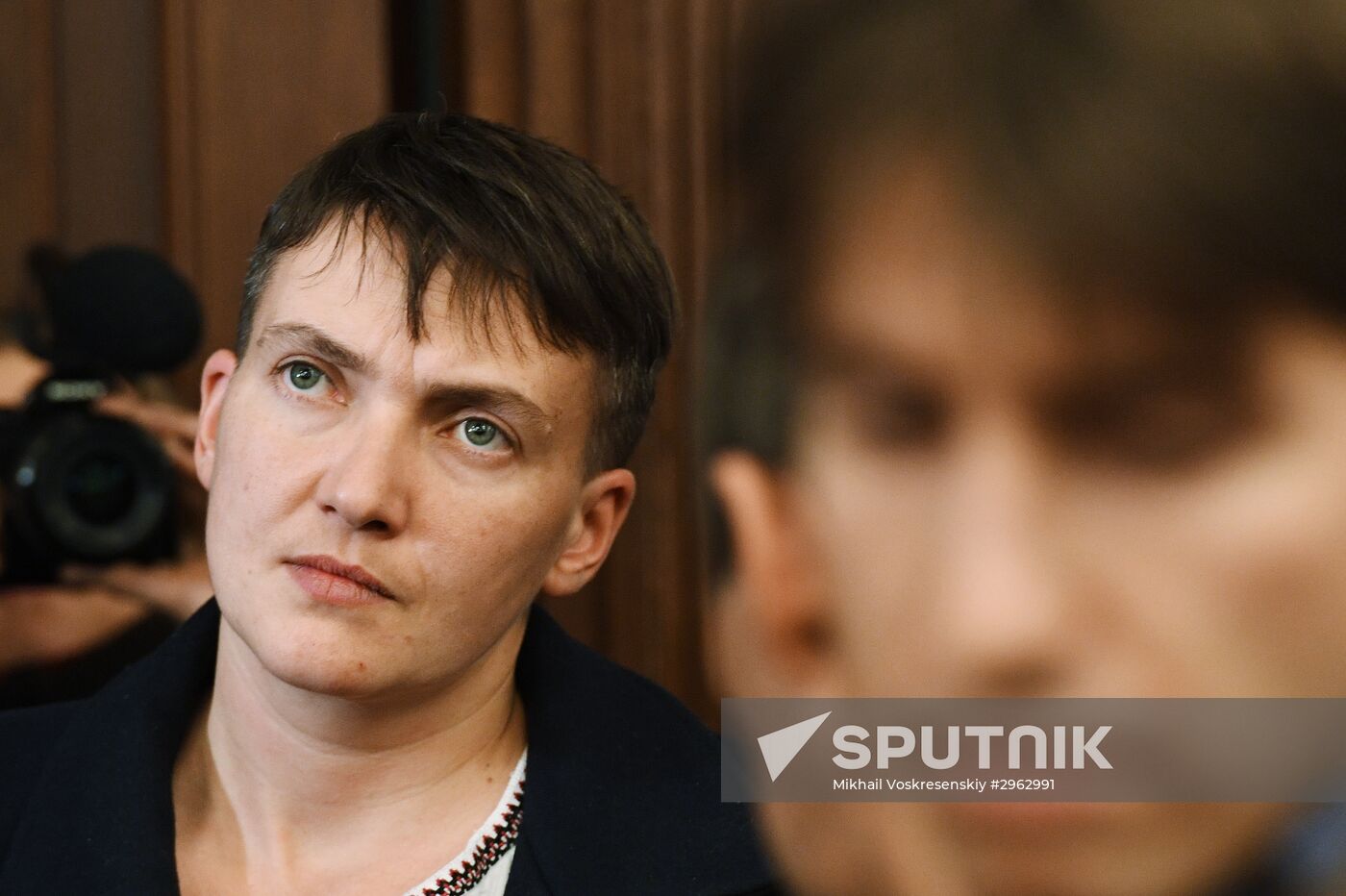 Nadezhda Savchenko arrives in Moscow for appeal hearings on Nikolai Karpyuk and Stanislav Klykh case