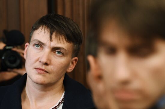 Nadezhda Savchenko arrives in Moscow for appeal hearings on Nikolai Karpyuk and Stanislav Klykh case