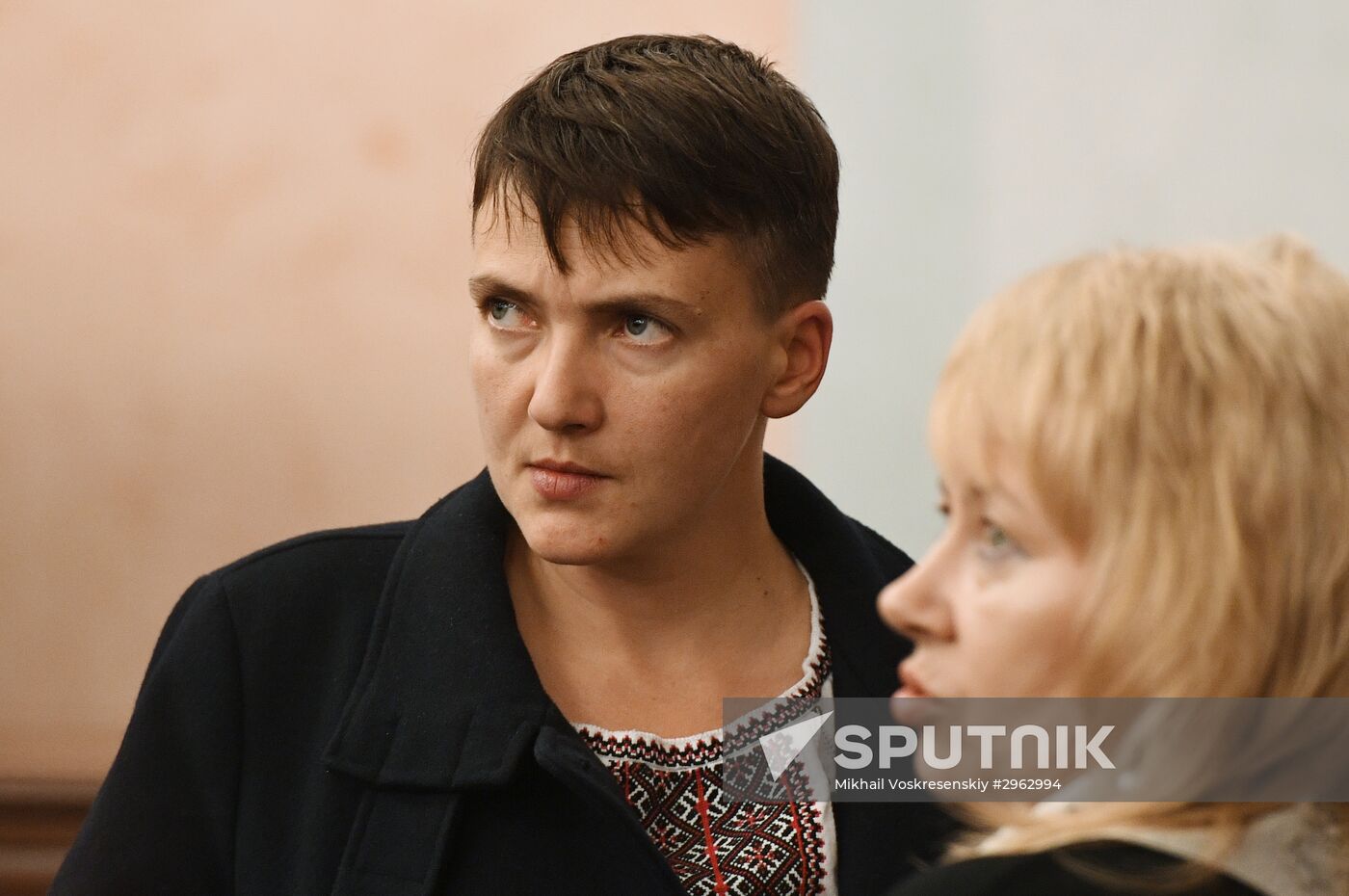 Nadezhda Savchenko arrives in Moscow for appeal hearings on Nikolai Karpyuk and Stanislav Klykh case