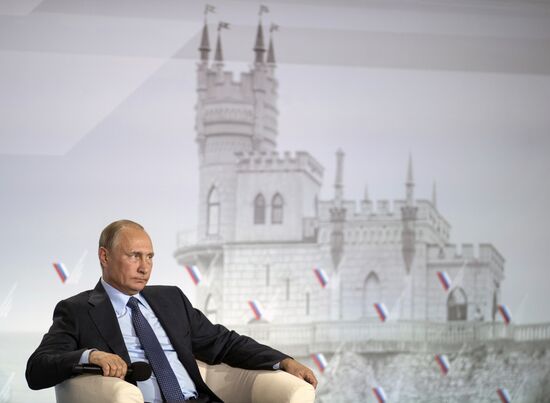President Vladimir Putin's working visit to Crimea