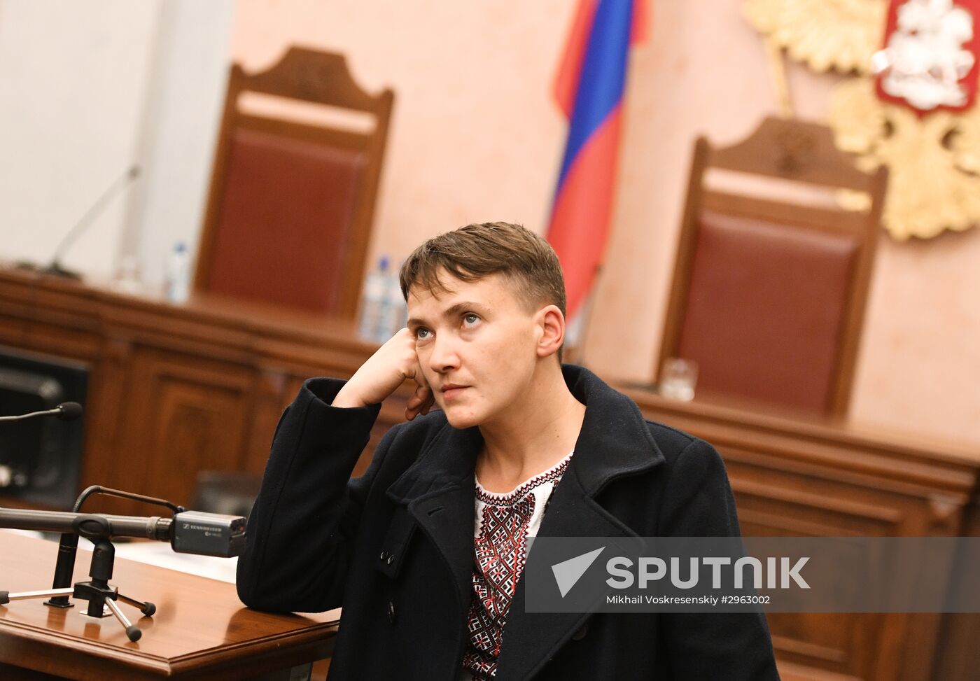 Nadezhda Savchenko arrives in Moscow for appeal hearings on Nikolai Karpyuk and Stanislav Klykh case