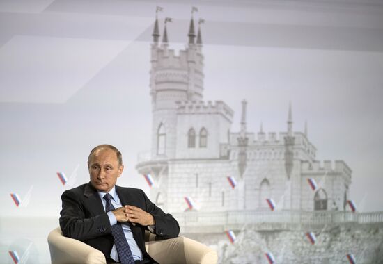President Vladimir Putin's working visit to Crimea