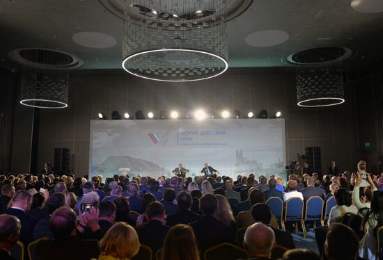 President Vladimir Putin's working visit to Crimea