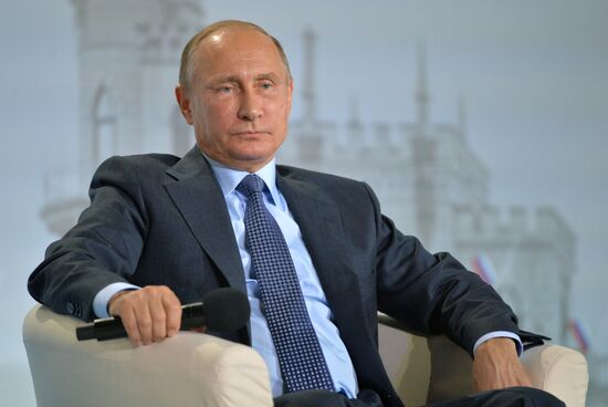 President Vladimir Putin's working visit to Crimea