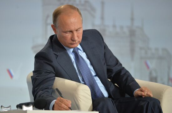 President Vladimir Putin's working visit to Crimea