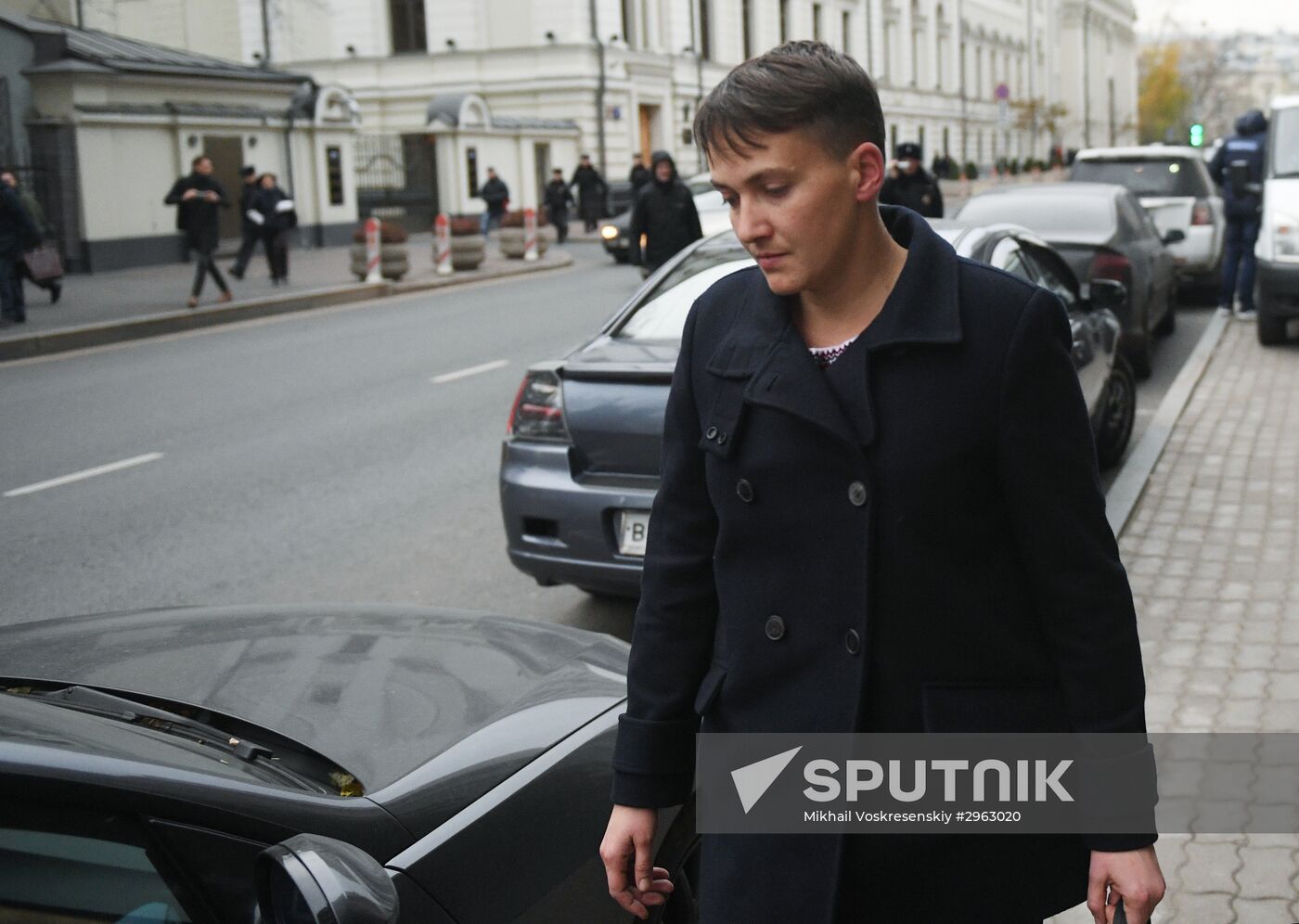 Nadezhda Savchenko arrives in Moscow for appeal hearings on Nikolai Karpyuk and Stanislav Klykh case