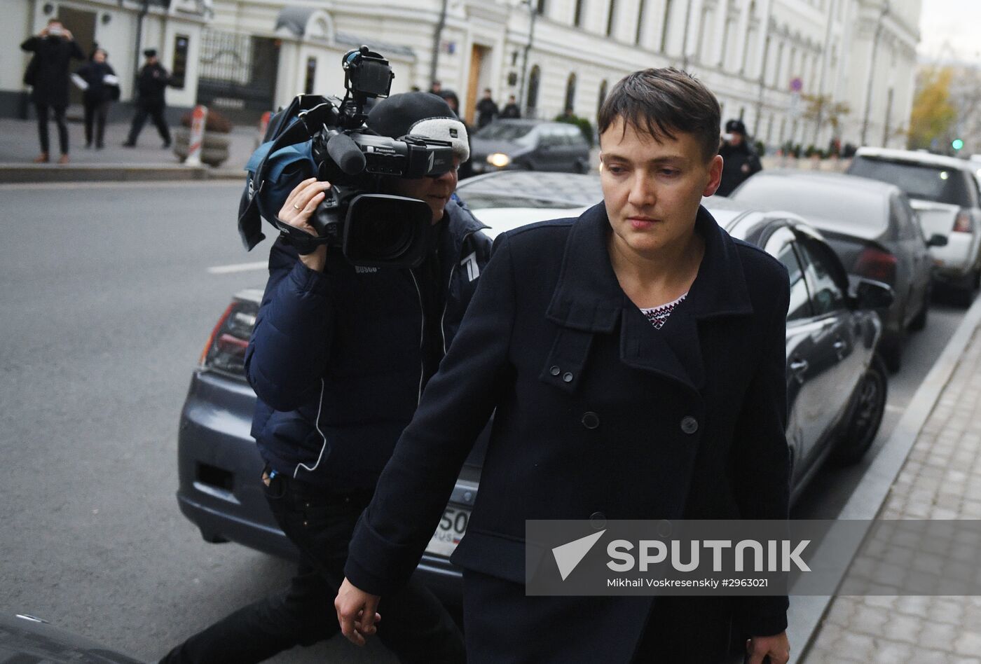 Nadezhda Savchenko arrives in Moscow for appeal hearings on Nikolai Karpyuk and Stanislav Klykh case