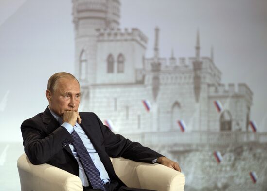 President Vladimir Putin's working visit to Crimea