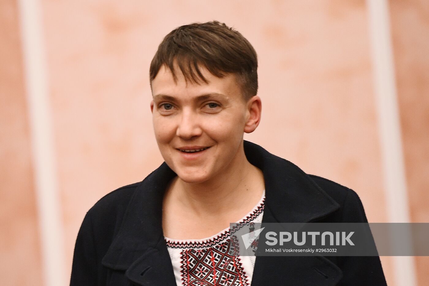 Nadezhda Savchenko arrives in Moscow for appeal hearings on Nikolai Karpyuk and Stanislav Klykh case