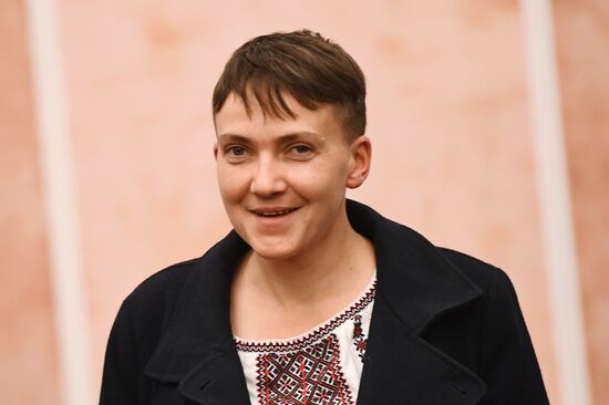 Nadezhda Savchenko arrives in Moscow for appeal hearings on Nikolai Karpyuk and Stanislav Klykh case