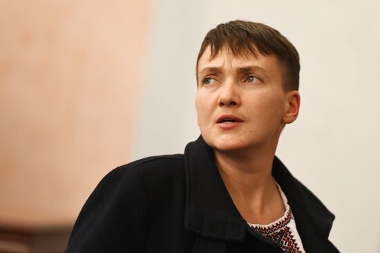 Nadezhda Savchenko arrives in Moscow for appeal hearings on Nikolai Karpyuk and Stanislav Klykh case