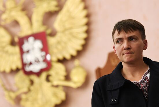 Nadezhda Savchenko arrives in Moscow for appeal hearings on Nikolai Karpyuk and Stanislav Klykh case