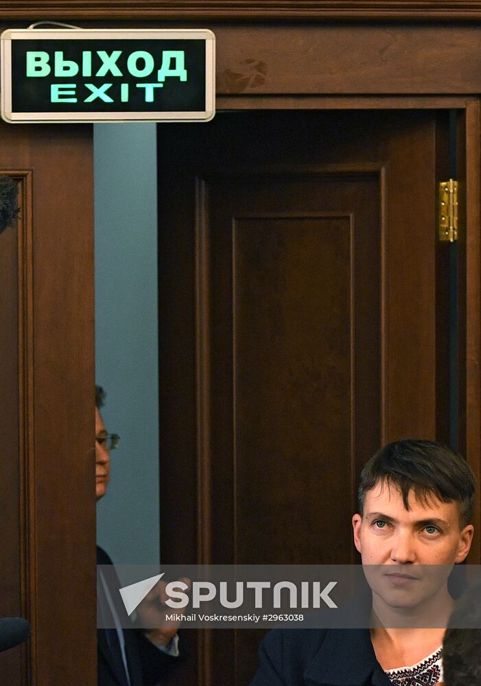 Nadezhda Savchenko arrives in Moscow for appeal hearings on Nikolai Karpyuk and Stanislav Klykh case