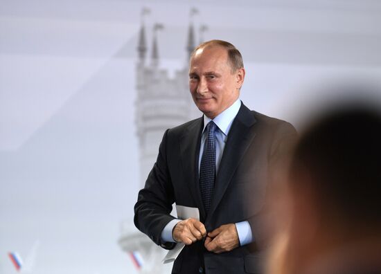President Vladimir Putin's working visit to Crimea